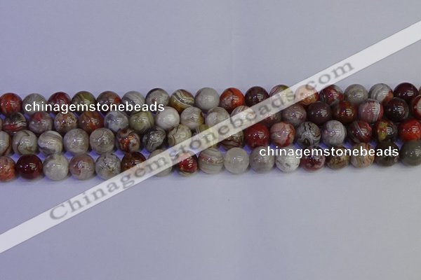 CAG9113 15.5 inches 10mm round Mexican crazy lace agate beads