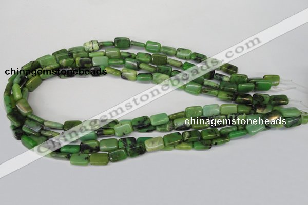 CAU52 15.5 inches 8*12mm rectangle Australia chrysoprase beads wholesale