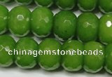 CCN2111 15.5 inches 12*16mm faceted rondelle candy jade beads