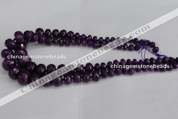 CCN2752 15.5 inches 5*8mm - 12*16mm faceted rondelle candy jade beads