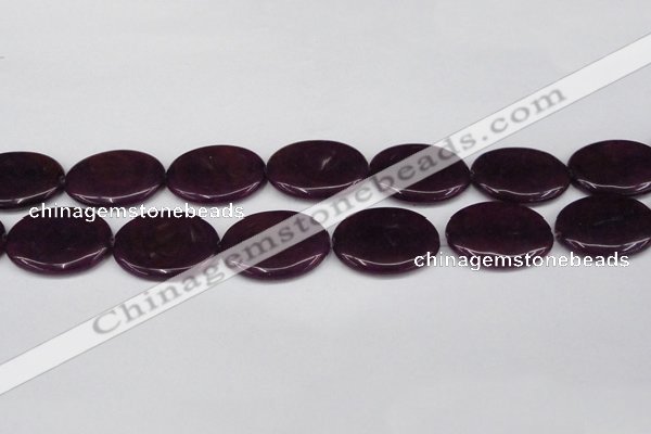 CCN3992 15.5 inches 30*40mm oval candy jade beads wholesale