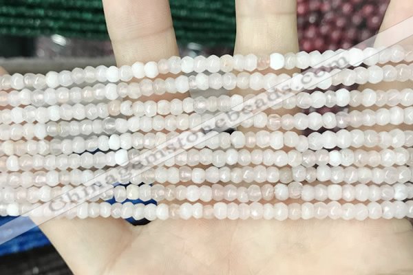 CCN5101 15 inches 3*4mm faceted rondelle candy jade beads