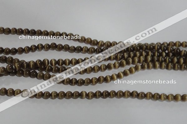 CCT1215 15 inches 4mm round cats eye beads wholesale