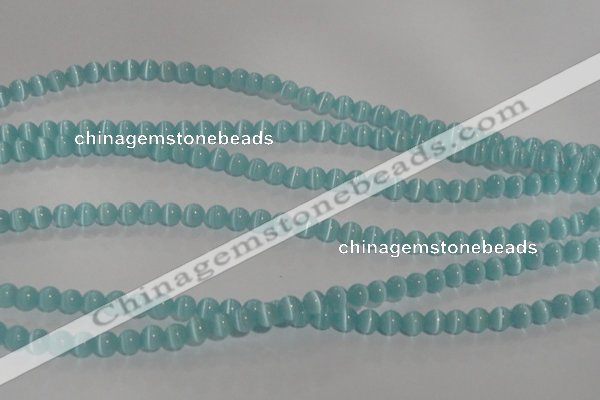 CCT1227 15 inches 4mm round cats eye beads wholesale