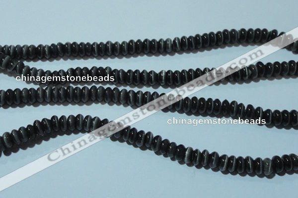 CCT252 15 inches 3*6mm rondelle cats eye beads wholesale