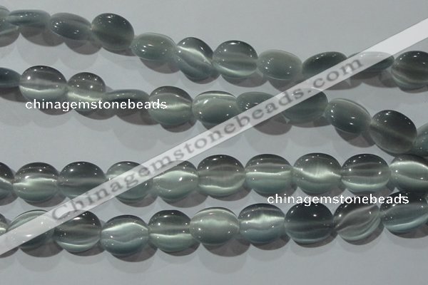 CCT691 15 inches 10*12mm oval cats eye beads wholesale