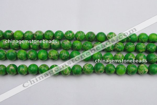 CDE2224 15.5 inches 12mm round dyed sea sediment jasper beads