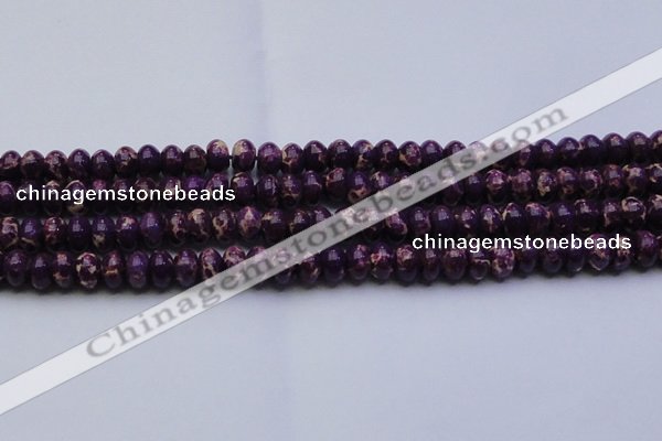 CDE2636 15.5 inches 12*16mm rondelle dyed sea sediment jasper beads