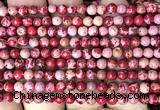 CDE3008 15 inches 4mm round sea sediment jasper beads wholesale