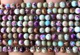 CDE3041 15 inches 4mm round sea sediment jasper beads wholesale