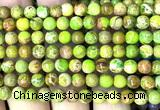 CDE3116 15 inches 6mm round sea sediment jasper beads wholesale