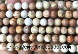 CDE3200 15 inches 8mm round sea sediment jasper beads wholesale