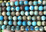 CDE3202 15 inches 8mm round sea sediment jasper beads wholesale