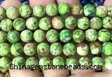 CDE3221 15 inches 8mm round sea sediment jasper beads wholesale