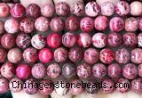 CDE3231 15 inches 8mm round sea sediment jasper beads wholesale