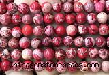 CDE3233 15 inches 8mm round sea sediment jasper beads wholesale