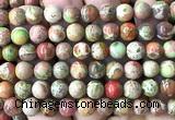 CDE3248 15 inches 8mm round sea sediment jasper beads wholesale