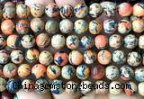 CDE3249 15 inches 8mm round sea sediment jasper beads wholesale