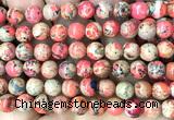 CDE3256 15 inches 8mm round sea sediment jasper beads wholesale