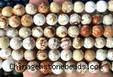 CDE3270 15 inches 8mm round sea sediment jasper beads wholesale