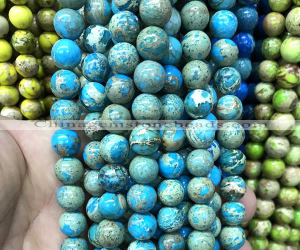 CDE3307 15 inches 10mm round sea sediment jasper beads wholesale