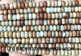 CDE3451 15 inches 3*4mm rondelle sea sediment jasper beads