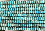 CDE3455 15 inches 3*4mm rondelle sea sediment jasper beads