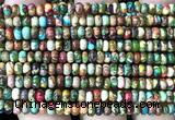 CDE3462 15 inches 3*4mm rondelle sea sediment jasper beads