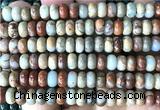 CDE3550 15 inches 5*8mm rondelle sea sediment jasper beads