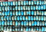 CDE3553 15 inches 5*8mm rondelle sea sediment jasper beads