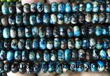 CDE3558 15 inches 5*8mm rondelle sea sediment jasper beads