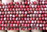 CDE3805 15 inches 4mm round red sea sediment jasper beads