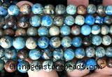 CDE3813 15 inches 8mm round blue sea sediment jasper beads