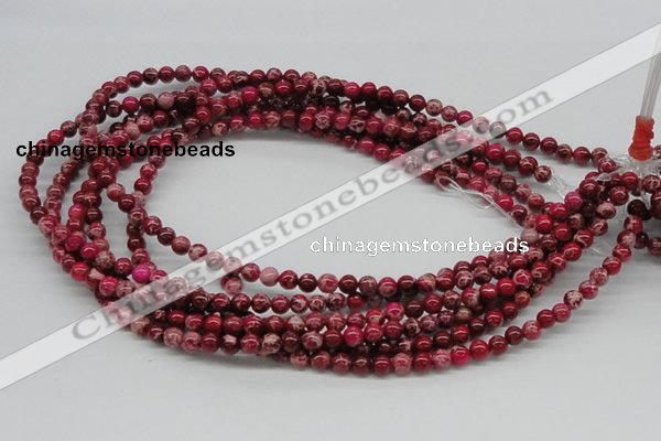 CDI02 16 inches 6mm round dyed imperial jasper beads wholesale