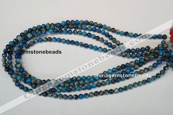 CDI265 15.5 inches 6mm round dyed imperial jasper beads