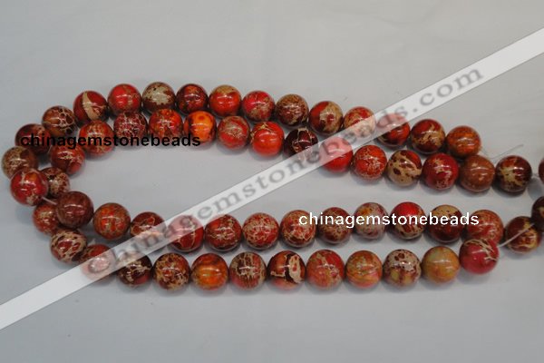 CDI495 15.5 inches 14mm round dyed imperial jasper beads