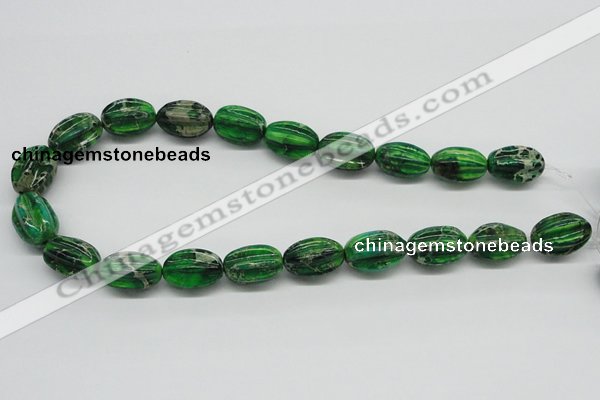 CDI77 16 inches 14*20mm star fruit shaped dyed imperial jasper beads