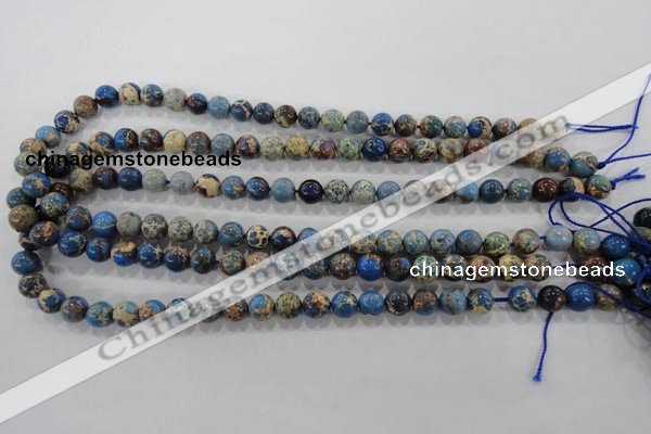 CDI813 15.5 inches 8mm round dyed imperial jasper beads wholesale