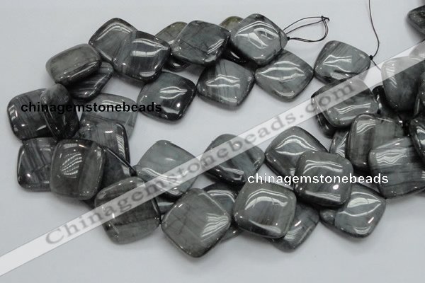 CEE18 15.5 inches 30*30mm diamond eagle eye jasper beads wholesale