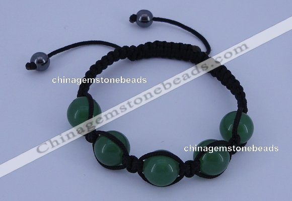 CFB517 12mm round aventurine beads adjustable bracelet wholesale