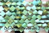 CFG1606 15 inches 8mm four leaf clover Mongolian turquoise beads