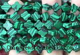 CFG1609 15 inches 8mm four leaf clover synthetic malachite beads