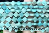 CFG1616 15 inches 8mm four leaf clover amazonite beads wholesale