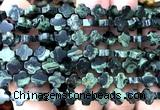 CFG1623 15 inches 8mm four leaf clover kambaba jasper beads