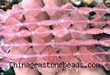 CFG1800 15 inches 12mm four leaf clover cherry quartz beads