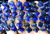 CFG1811 15 inches 12mm four leaf clover lapis lazuli gemstone beads