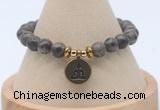 CGB7827 8mm rainbow labradorite bead with luckly charm bracelets