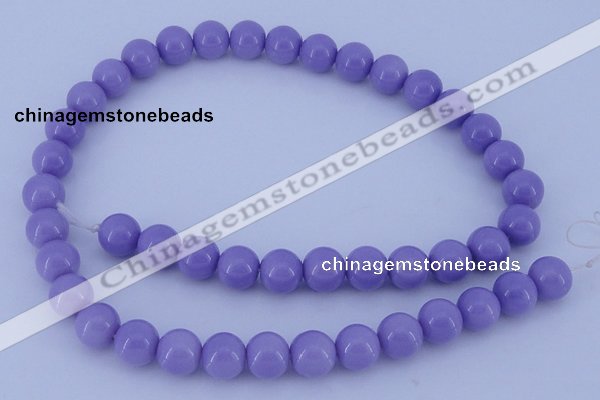 CGL803 5PCS 16 inches 10mm round heated glass pearl beads wholesale