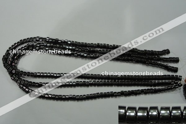 CHE115 15.5 inches 4*6mm tyre hematite beads wholesale