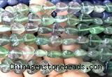 CHG152 15 inches 12mm heart fluorite gemstone beads wholesale